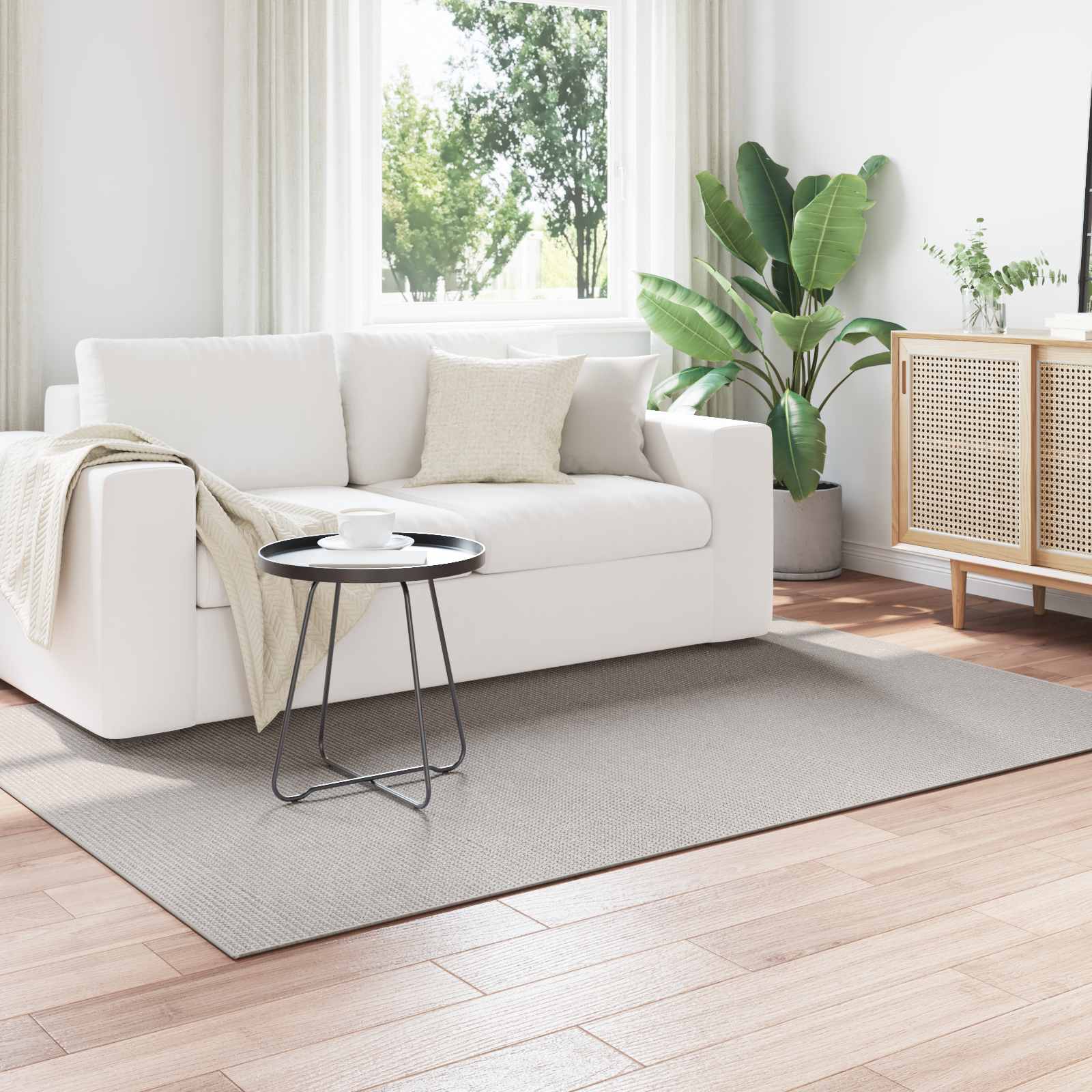 vidaXL Vloerkleden Rechthoekig Crème 150 x 80 cm