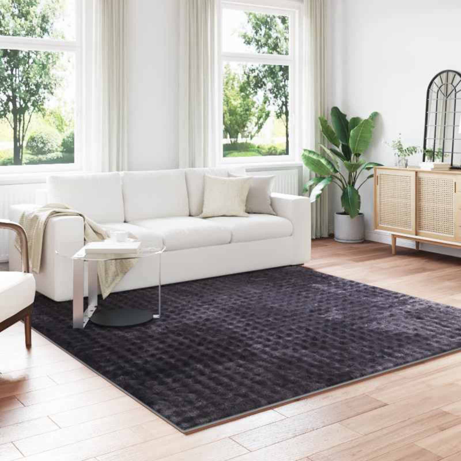 vidaXL Vloerkleden Rechthoekig Crème 150 x 80 cm