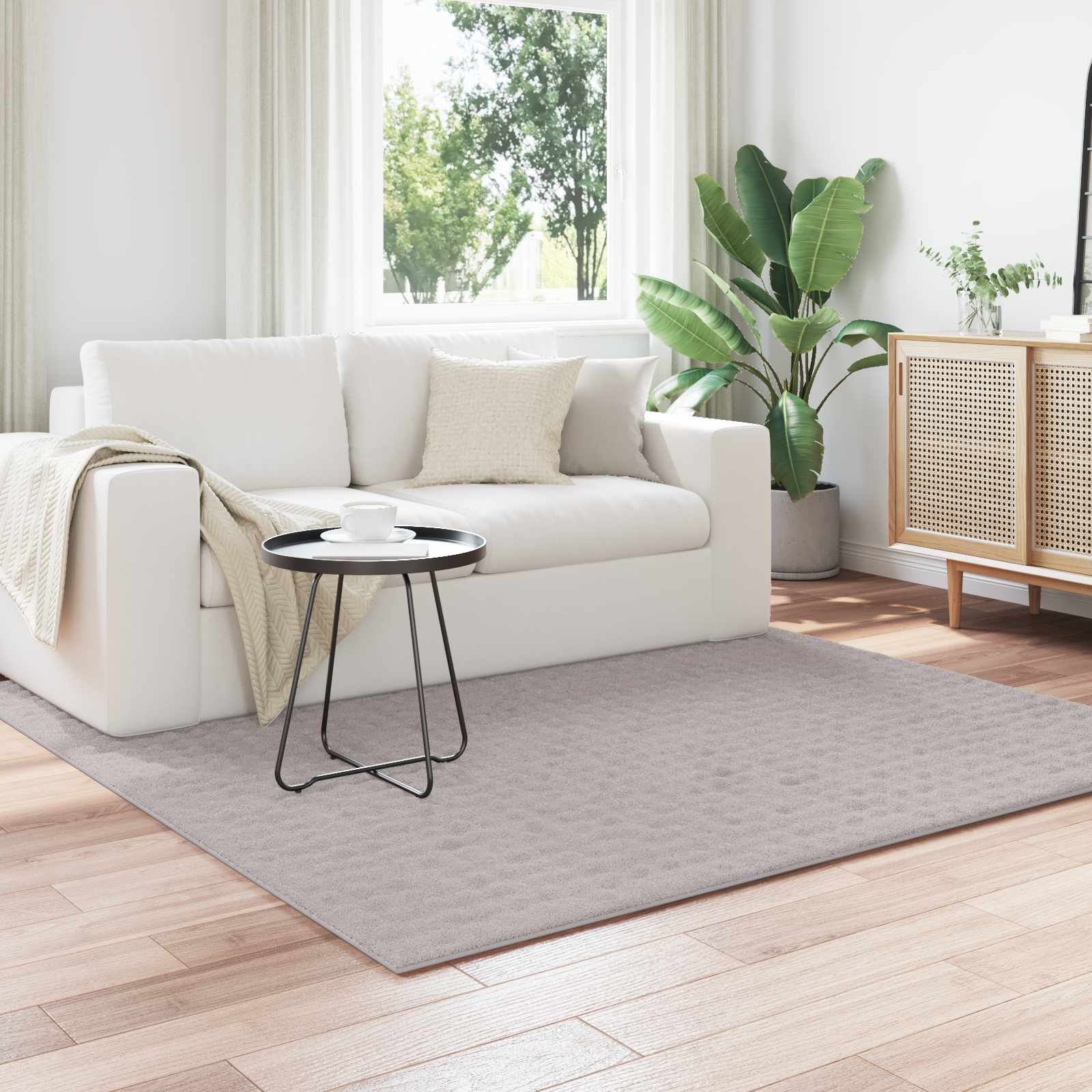 vidaXL Vloerkleden Rechthoekig Crème 150 x 80 cm