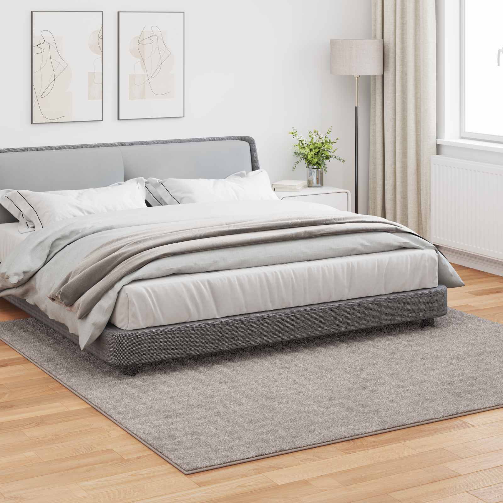 vidaXL Vloerkleden Rechthoekig Crème 150 x 80 cm