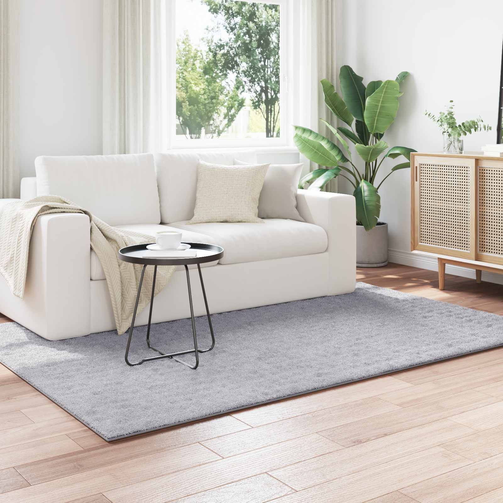 vidaXL Vloerkleden Rechthoekig Crème 150 x 80 cm
