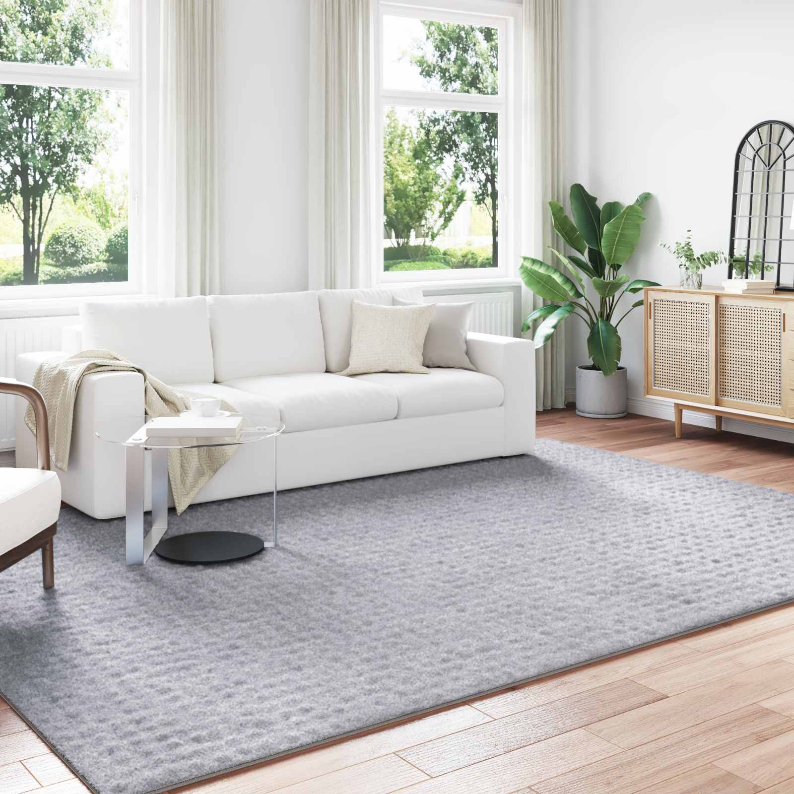 vidaXL Vloerkleden Rechthoekig Crème 150 x 80 cm