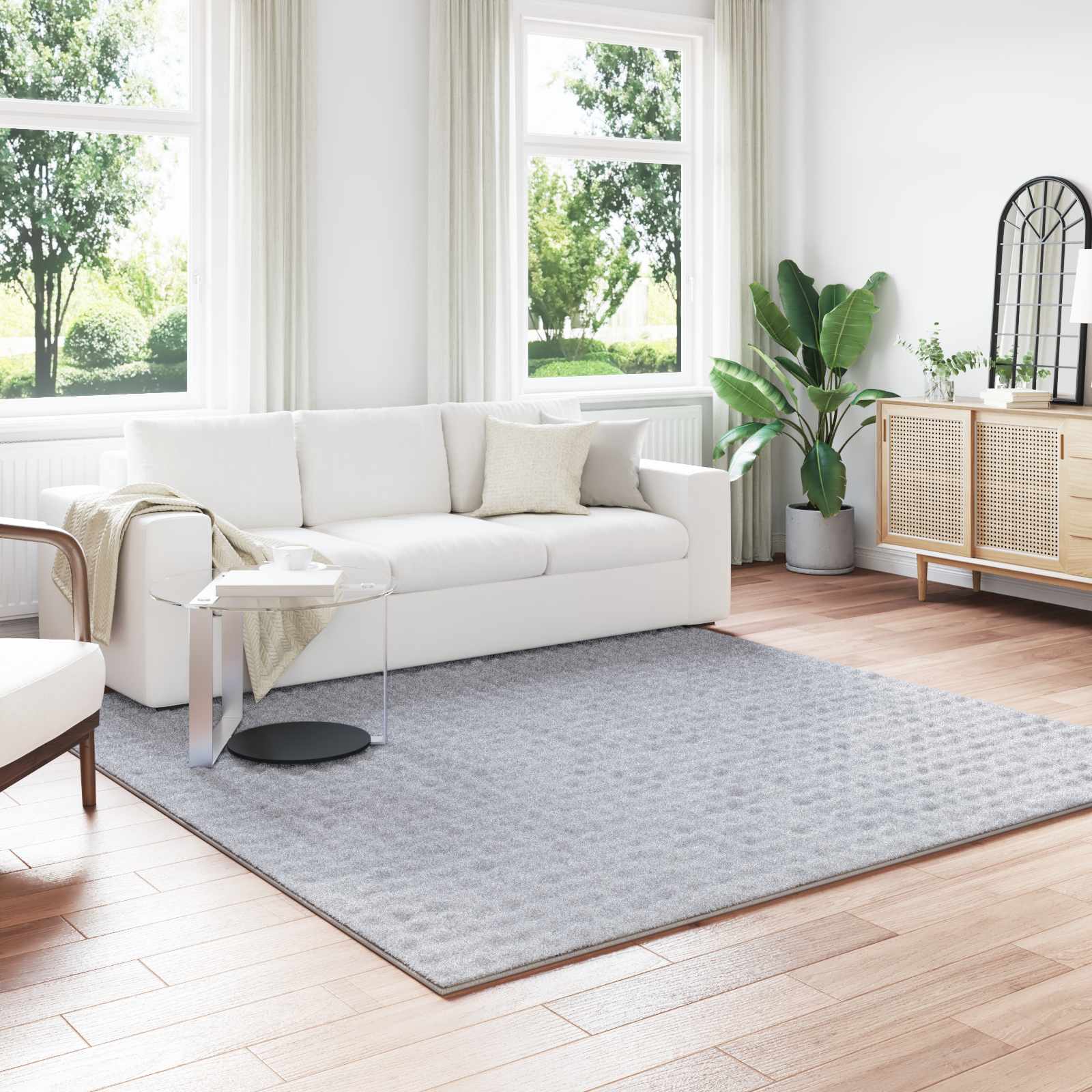vidaXL Vloerkleden Rechthoekig Crème 150 x 80 cm