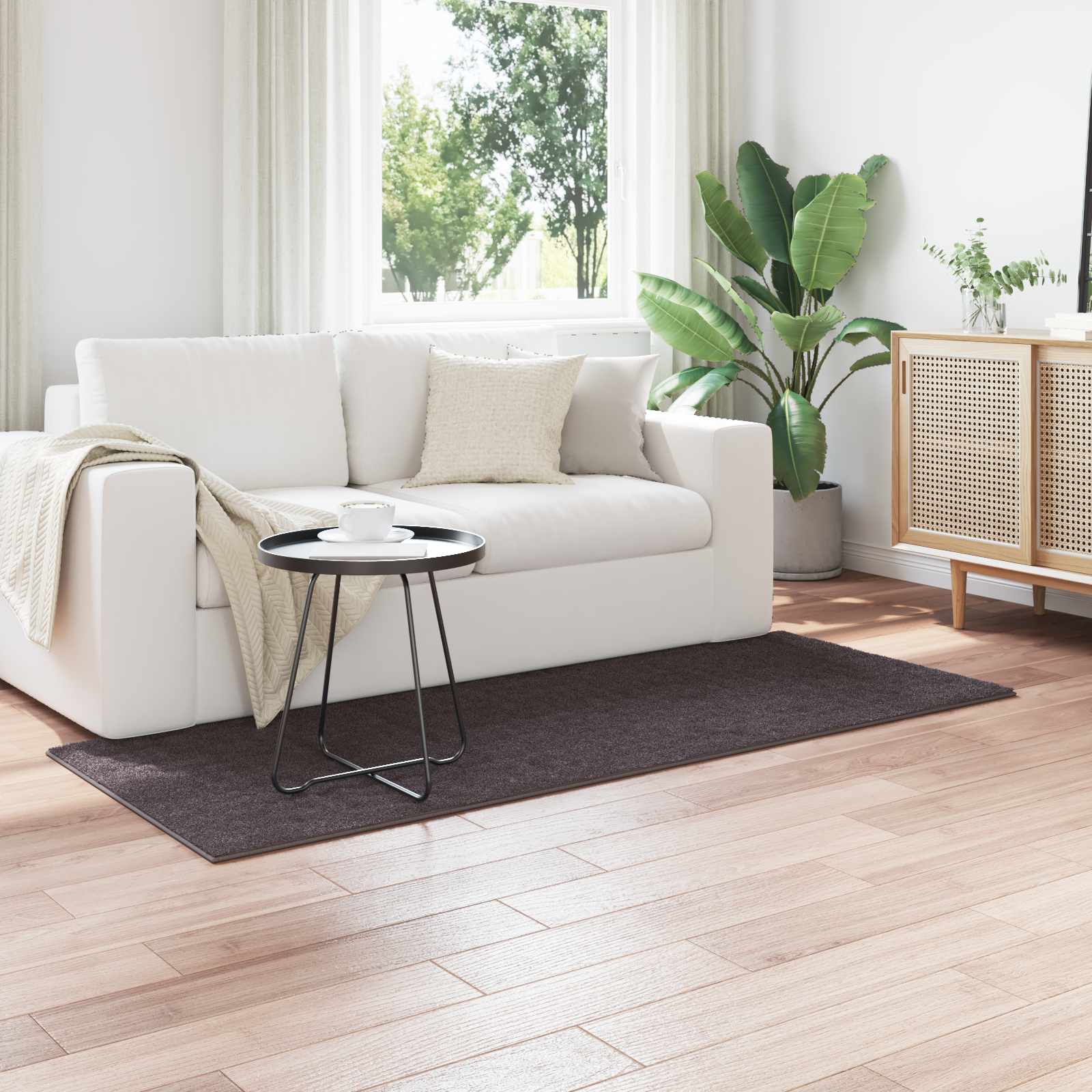 vidaXL Vloerkleden Rechthoekig Crème 150 x 80 cm