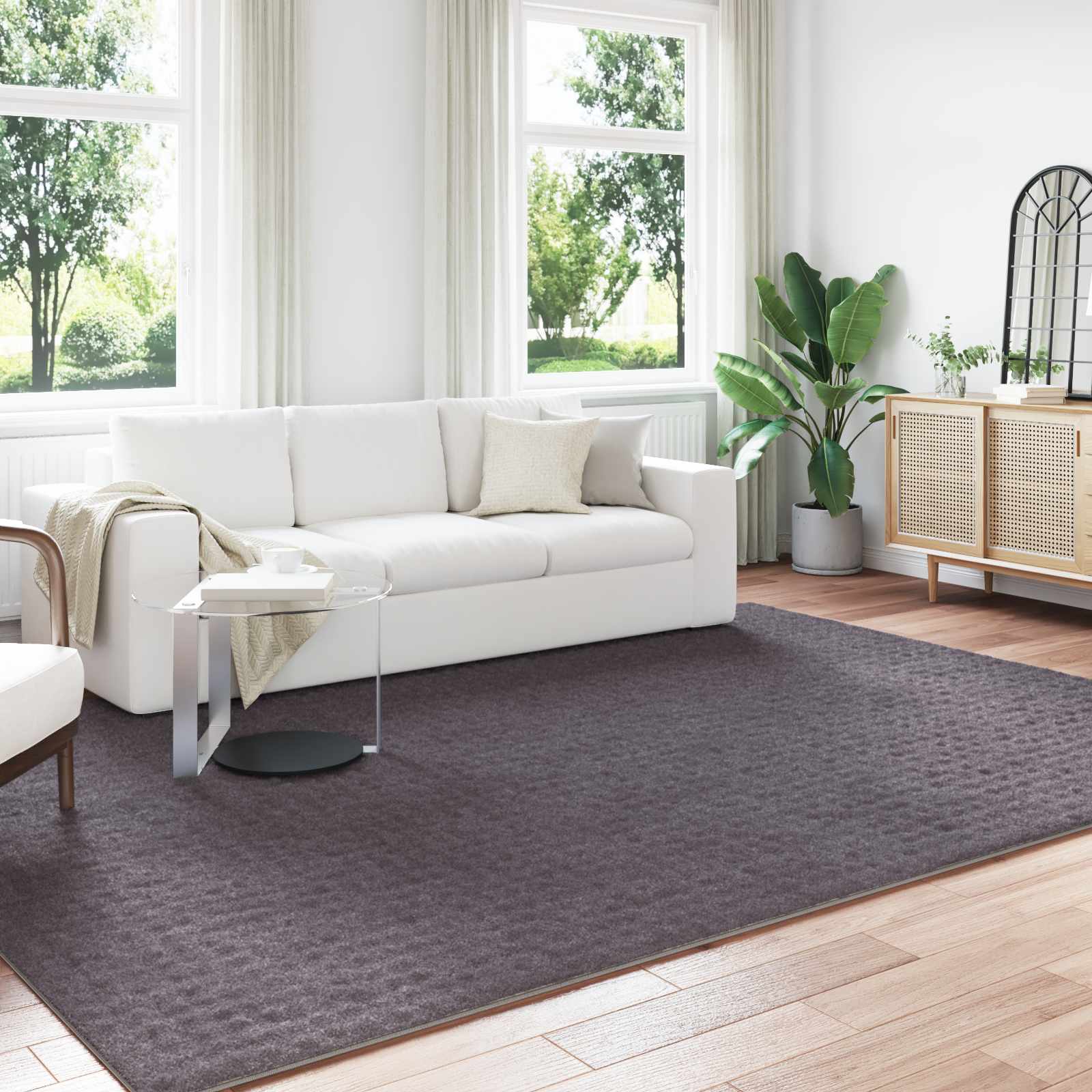 vidaXL Vloerkleden Rechthoekig Crème 150 x 80 cm