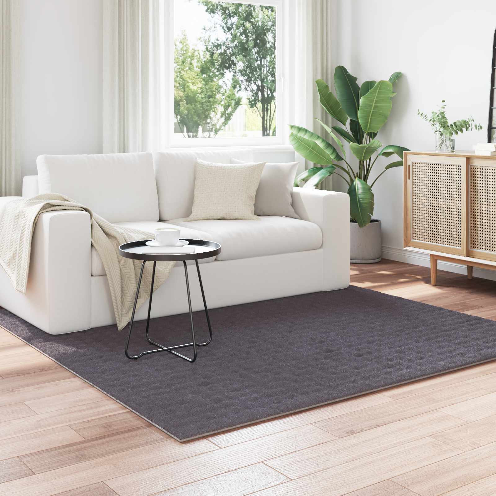 vidaXL Vloerkleden Rechthoekig Crème 150 x 80 cm