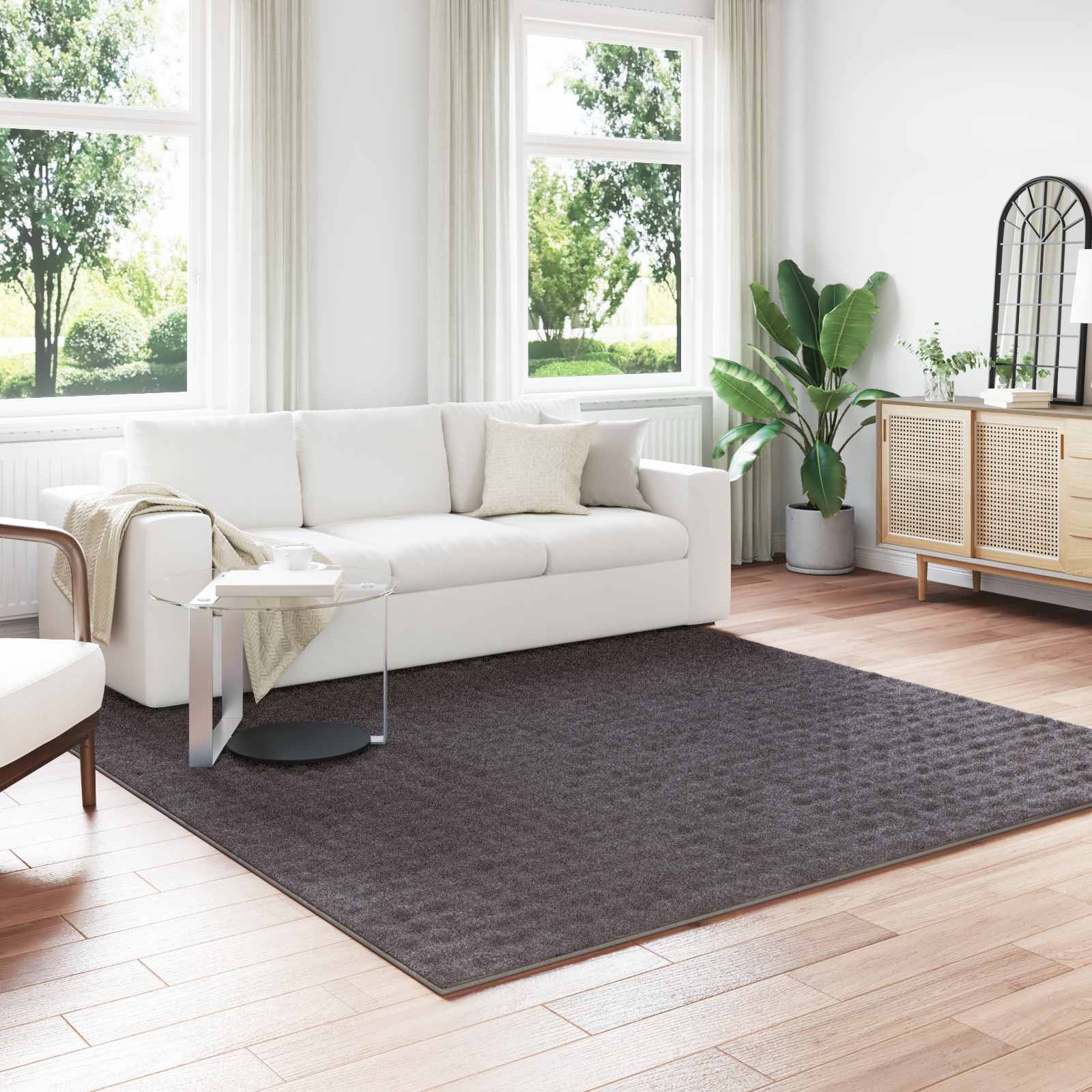 vidaXL Vloerkleden Rechthoekig Crème 150 x 80 cm