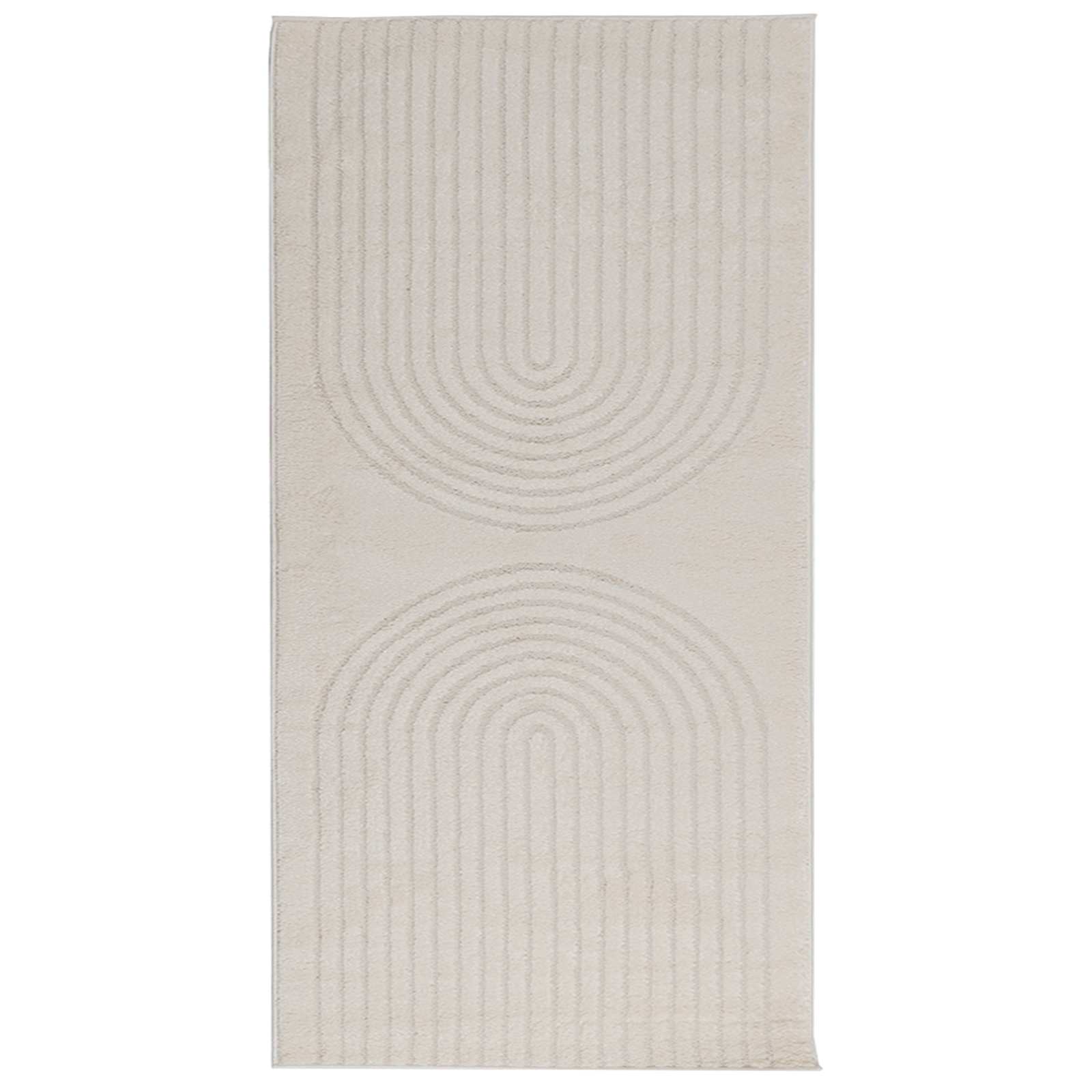 vidaXL Vloerkleden Rechthoekig Crème 150 x 80 cm