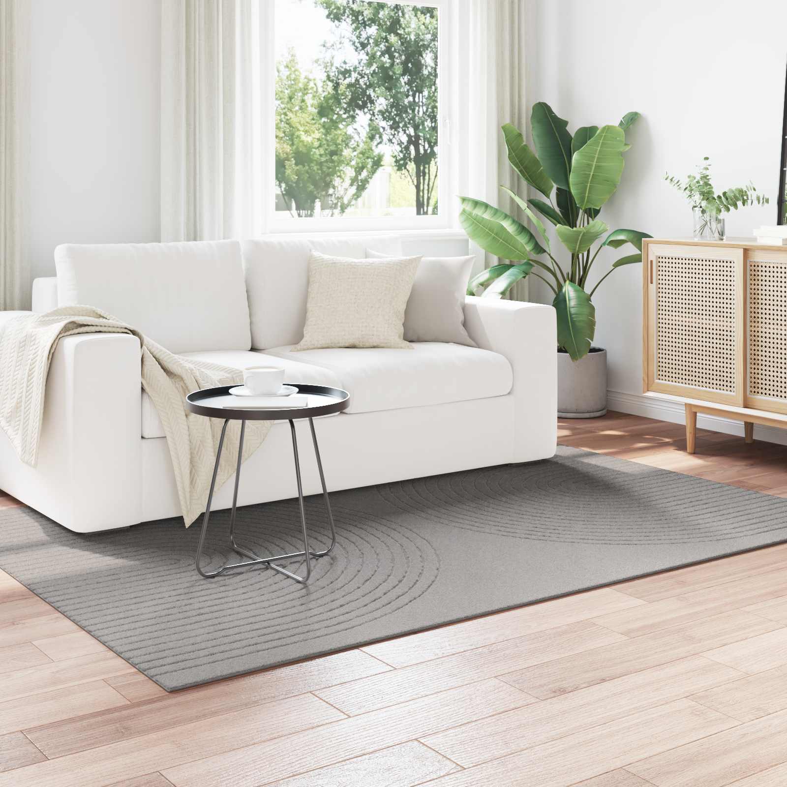 vidaXL Vloerkleden Rechthoekig Crème 150 x 80 cm