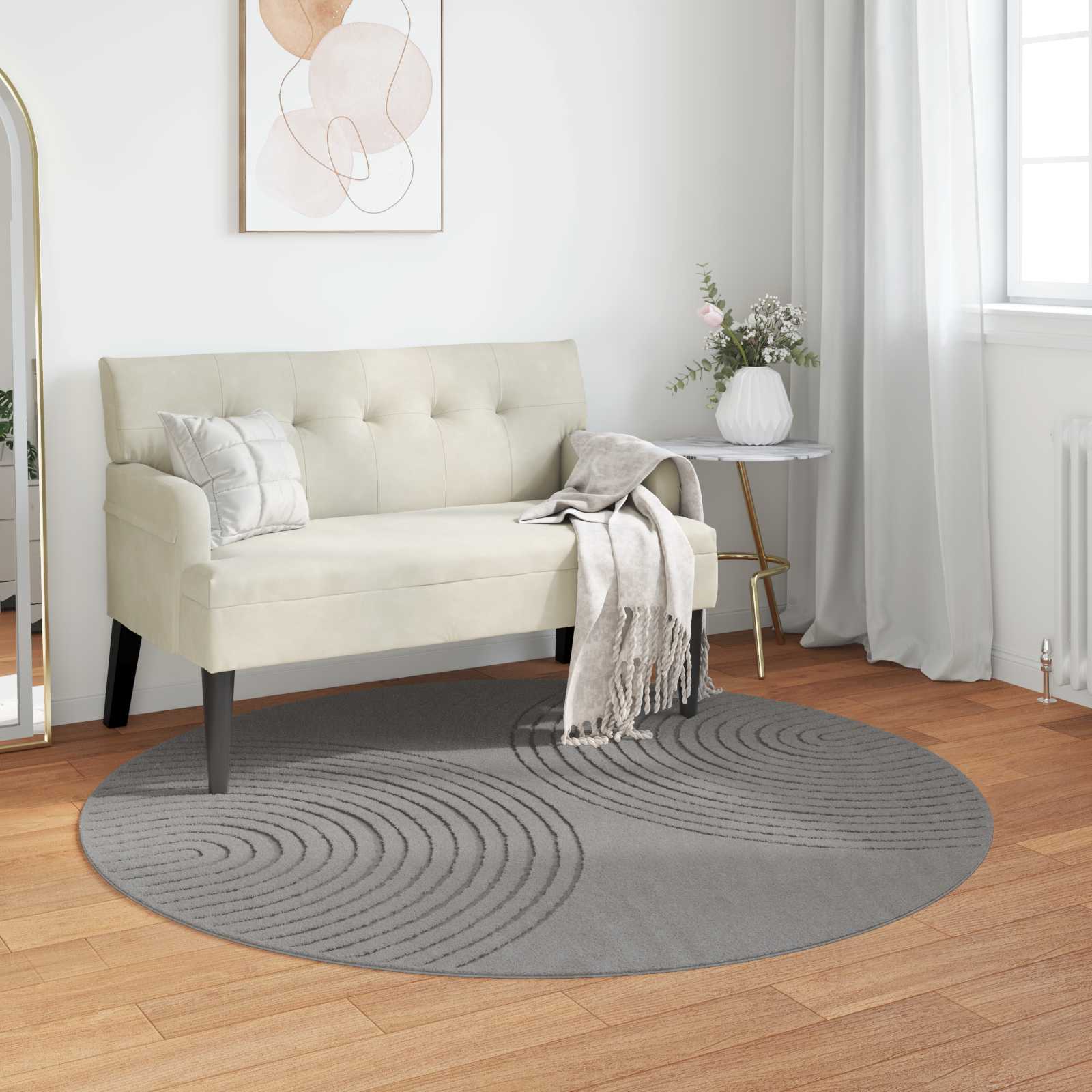 vidaXL Vloerkleden Rechthoekig Crème 150 x 80 cm