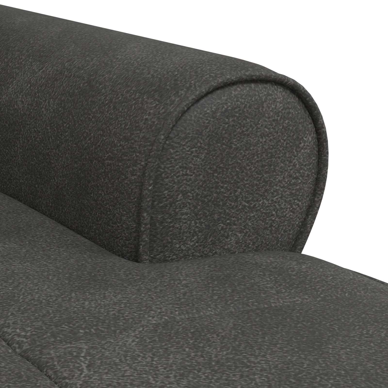 vidaXL Chaise Lounge met kussen Zwart 91 x 157 x 91 cm Antiek PU