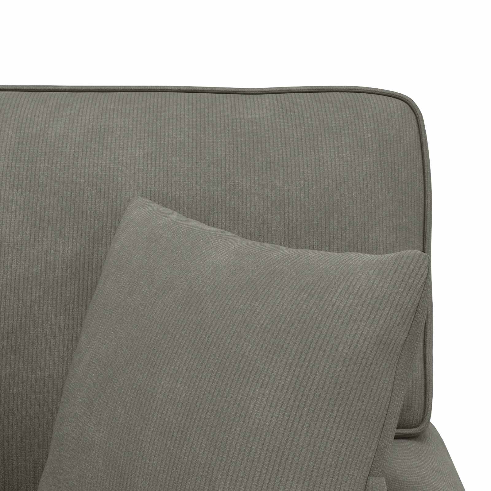 vidaXL Chaise Lounge met Rok met kussen Lichtgrijs 91 x 157 x 91 cm
