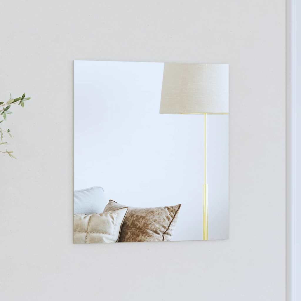 vidaXL Wandspiegel 40 x 40 cm gehard glas
