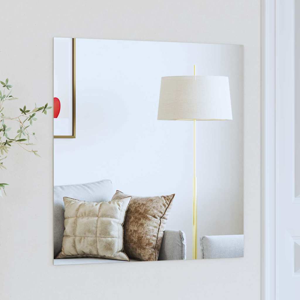vidaXL Wandspiegel 40 x 40 cm gehard glas