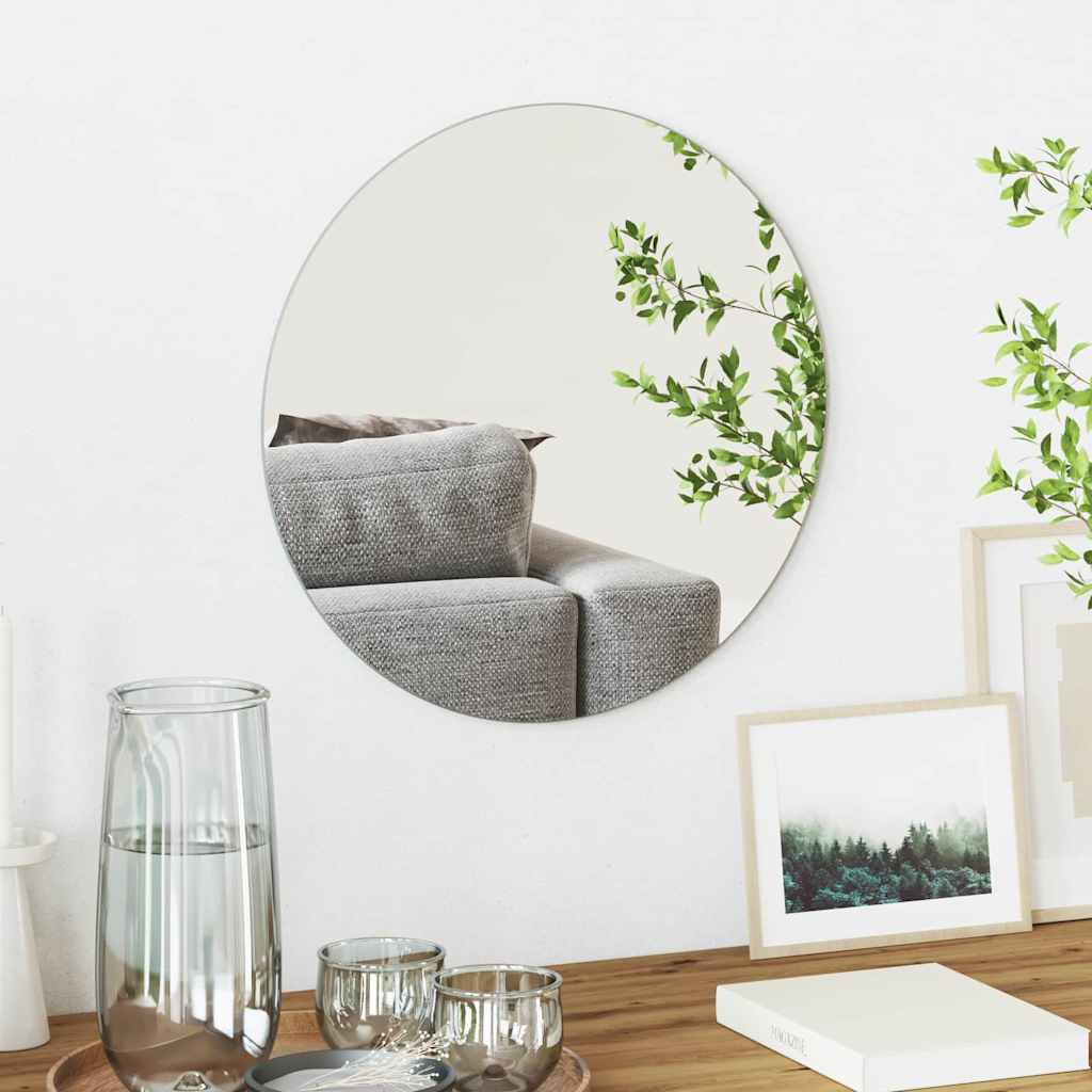 vidaXL Wandspiegel 40 x 40 cm gehard glas