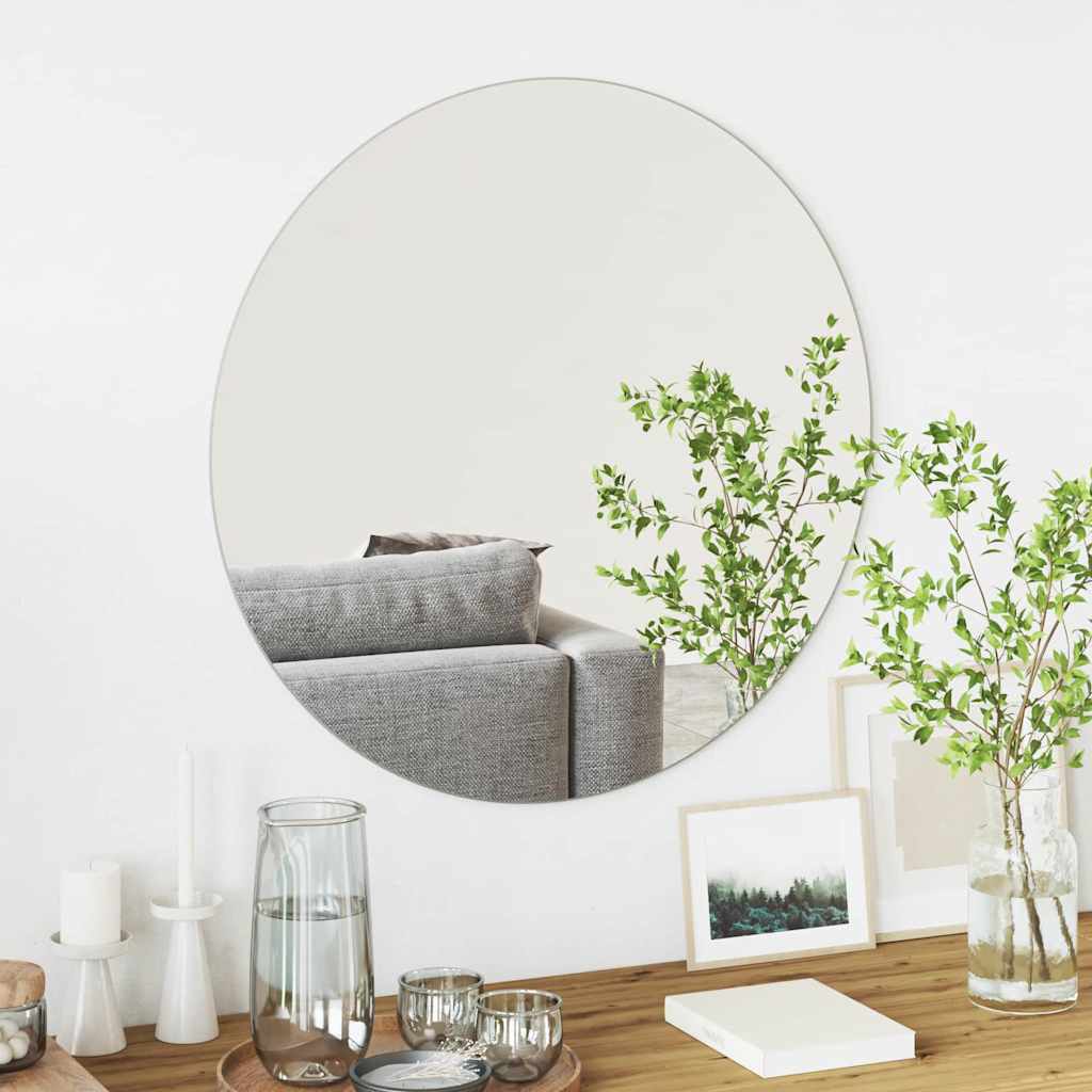 vidaXL Wandspiegel 40 x 40 cm gehard glas