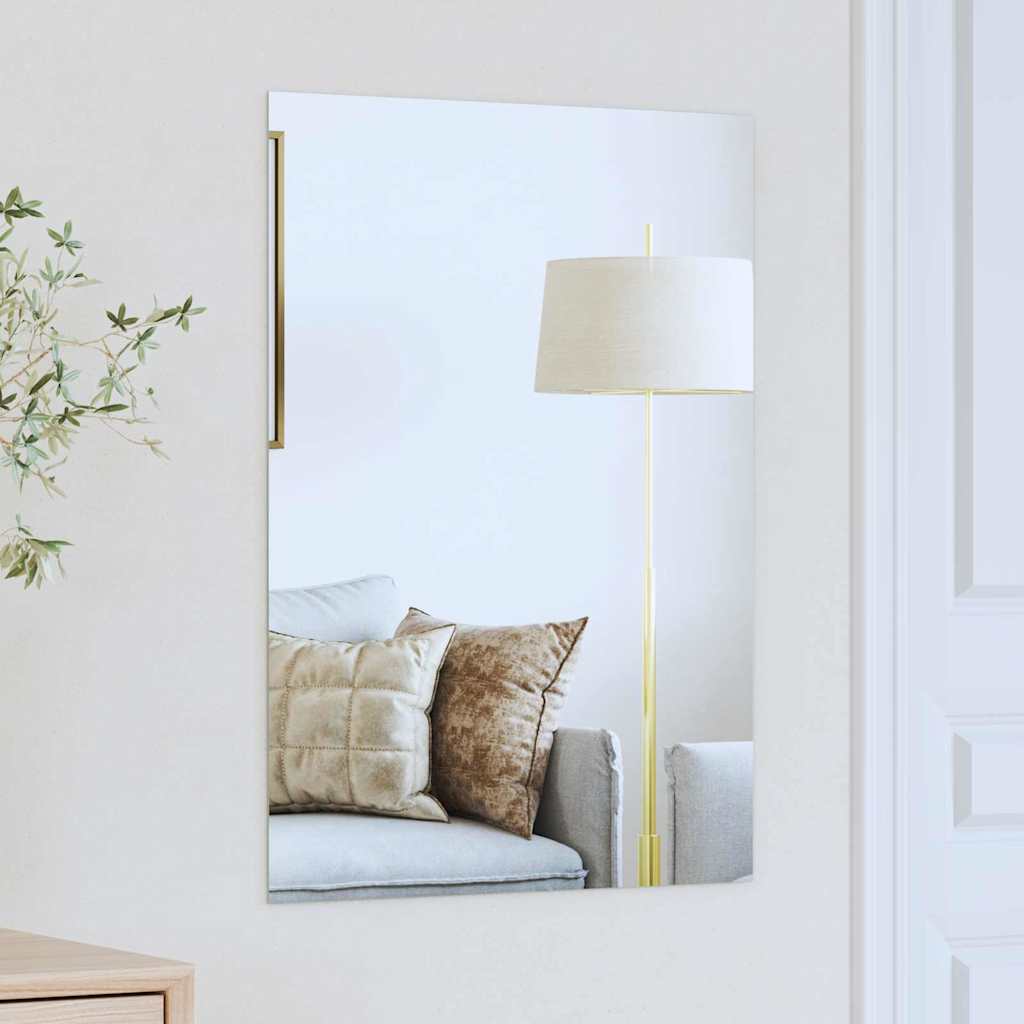vidaXL Wandspiegel 40 x 40 cm gehard glas