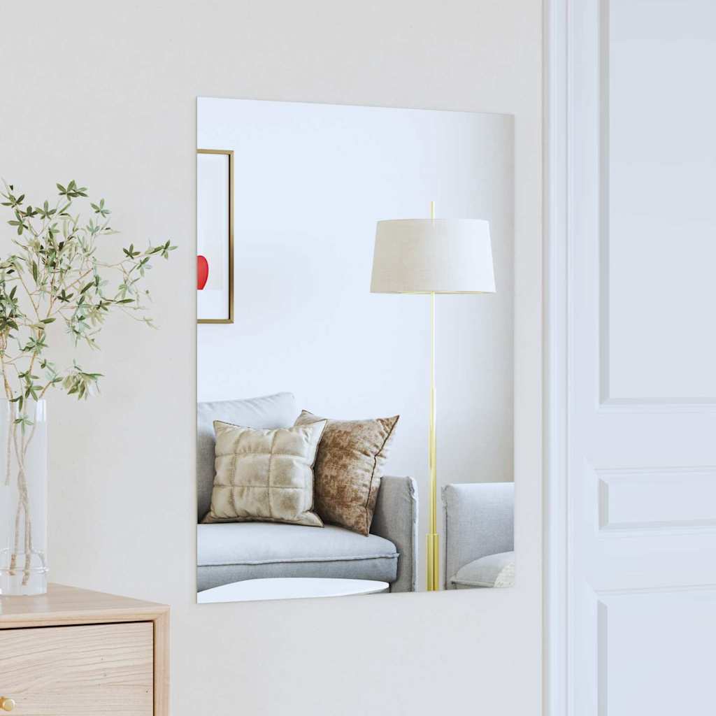vidaXL Wandspiegel 40 x 40 cm gehard glas