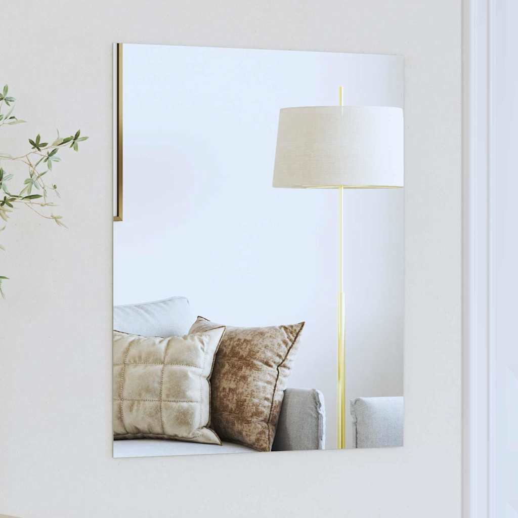 vidaXL Wandspiegel 40 x 40 cm gehard glas