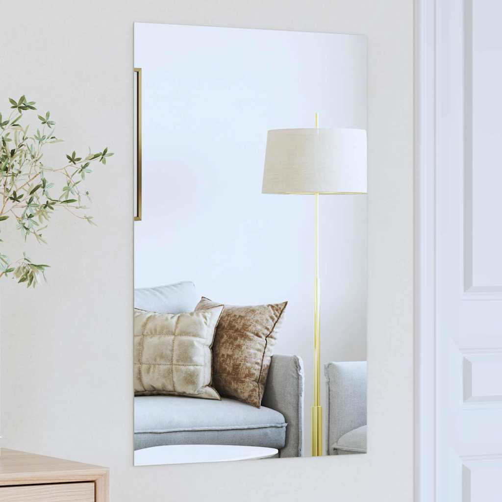 vidaXL Wandspiegel 40 x 40 cm gehard glas