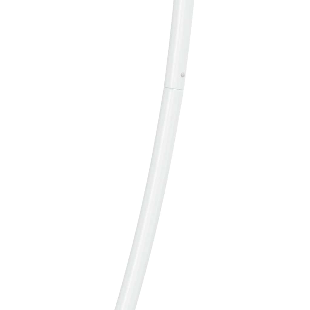 vidaXL Trouwrand Wit 220 x 45 x 200 cm Staal