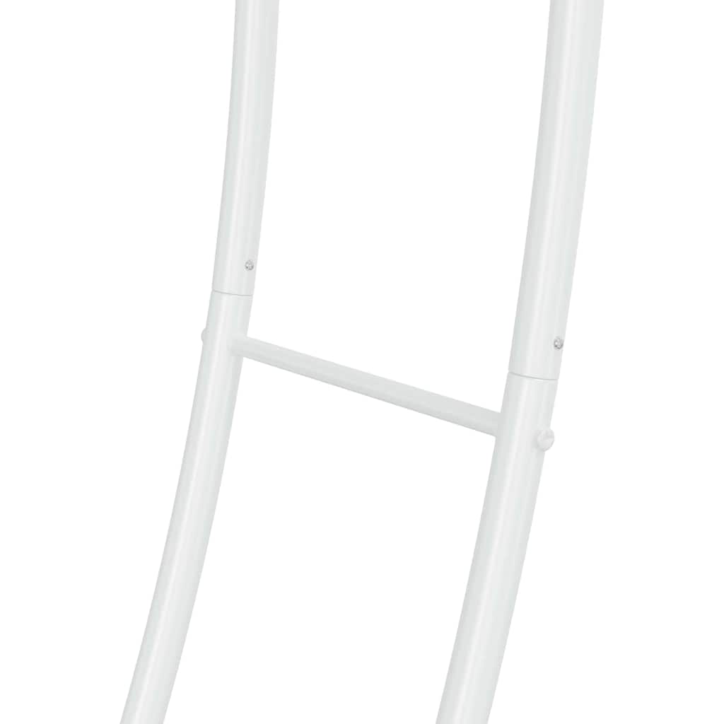 vidaXL Trouwrand Wit 220 x 45 x 200 cm Staal