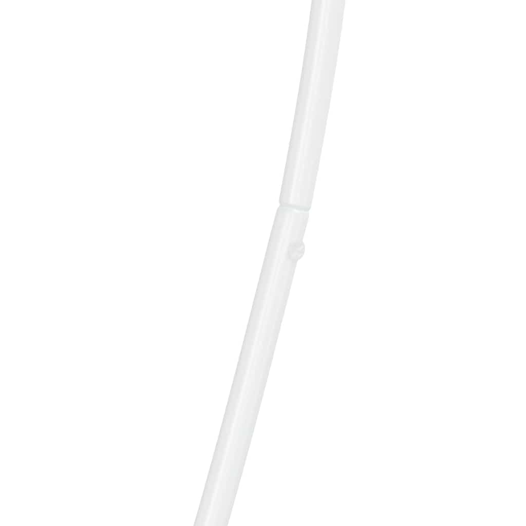 vidaXL Trouwrand Wit 195 x 35 x 211 cm Staal
