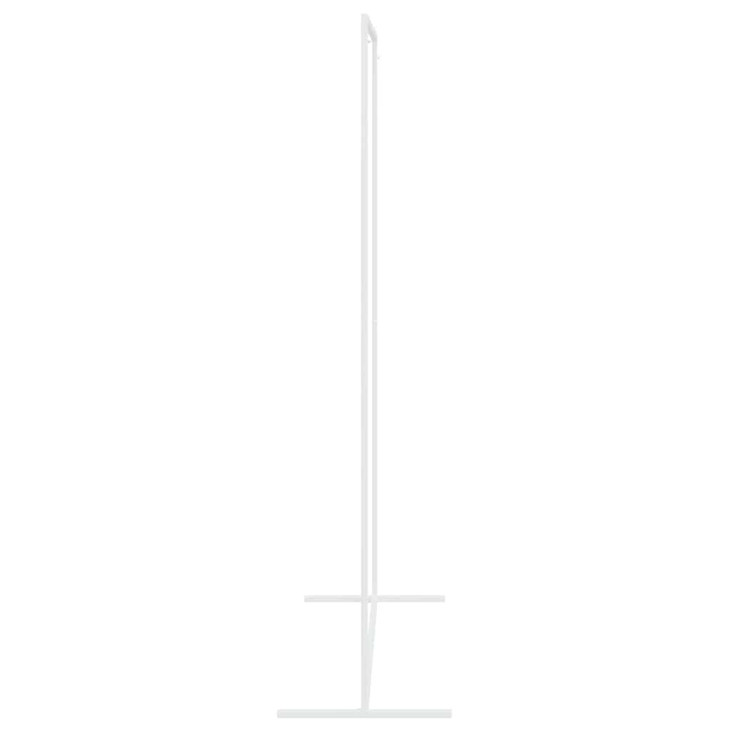 vidaXL Trouwrand Wit 150 x 45.9 x 200 cm Staal