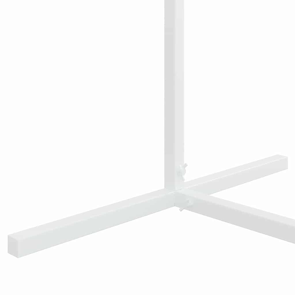 vidaXL Trouwrand Wit 150 x 45.9 x 200 cm Staal