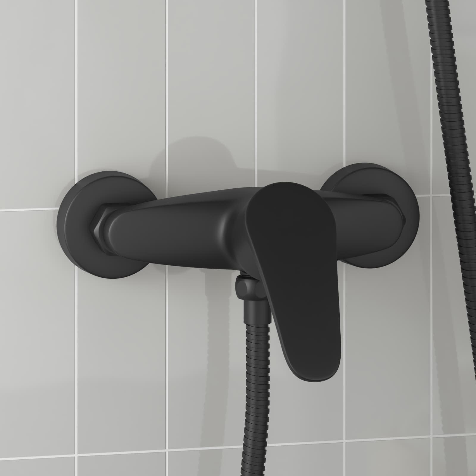 vidaXL Douchemengkraan Chroom G 1 / 2 inch
