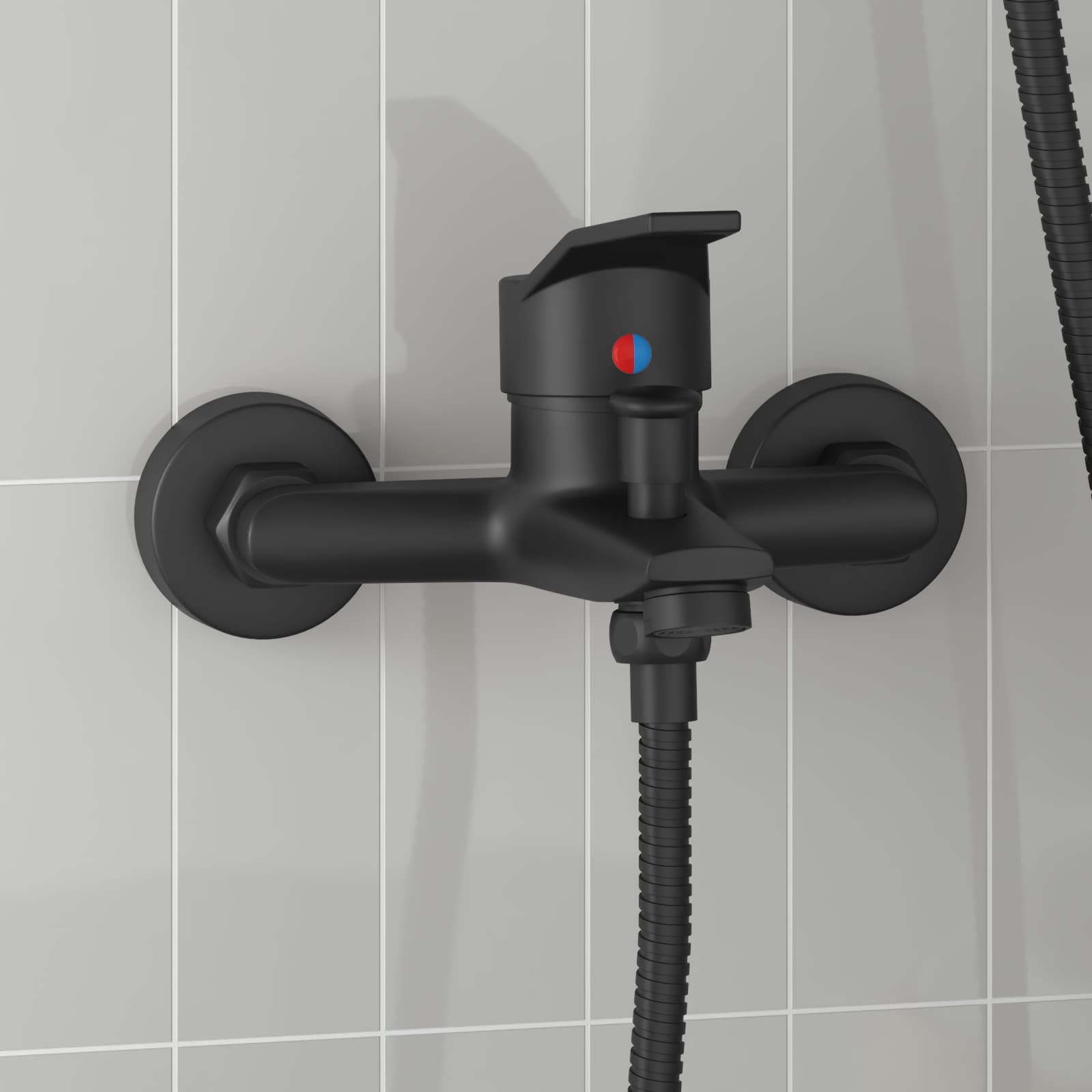 vidaXL Douchemengkraan Chroom G 1 / 2 inch
