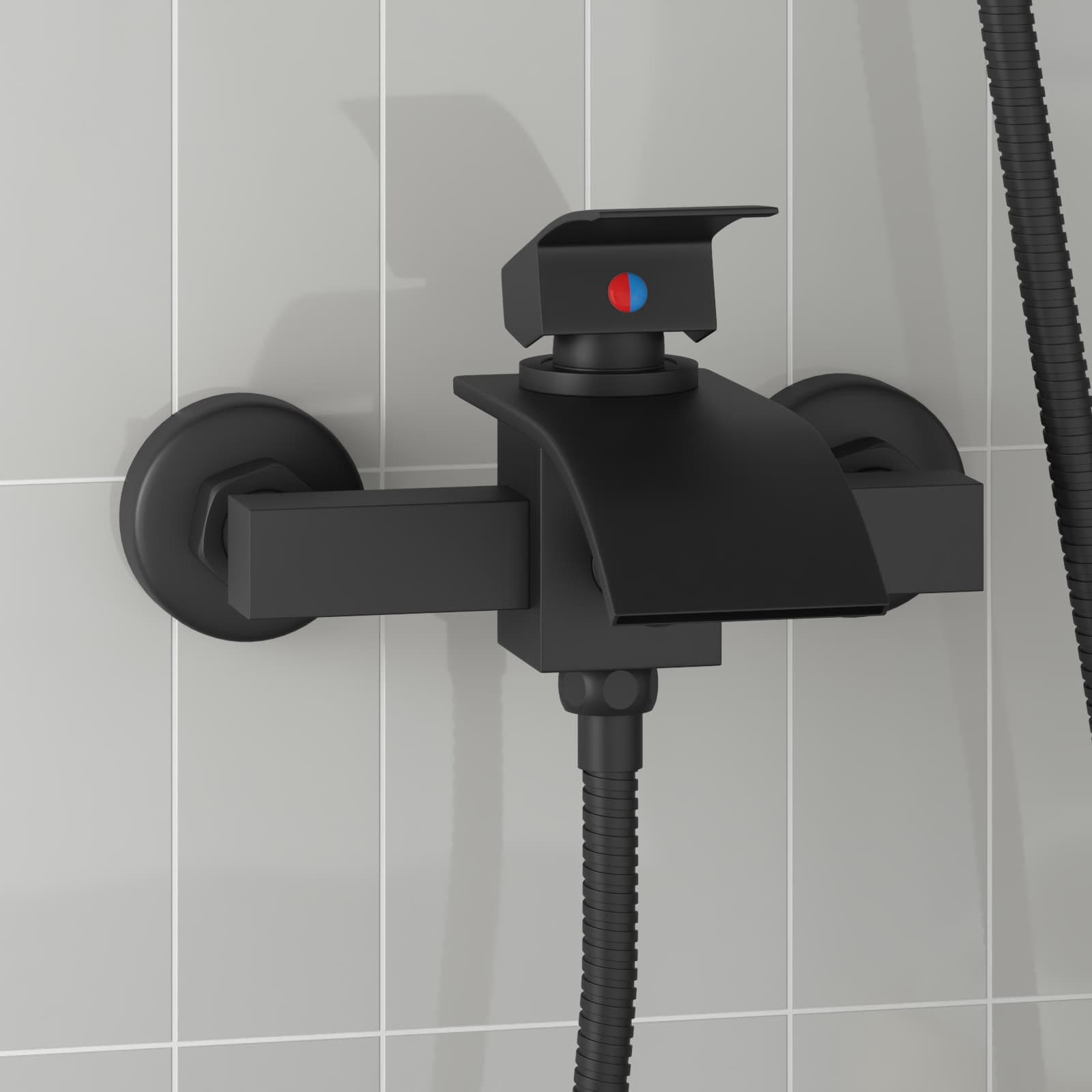 vidaXL Douchemengkraan Chroom G 1 / 2 inch