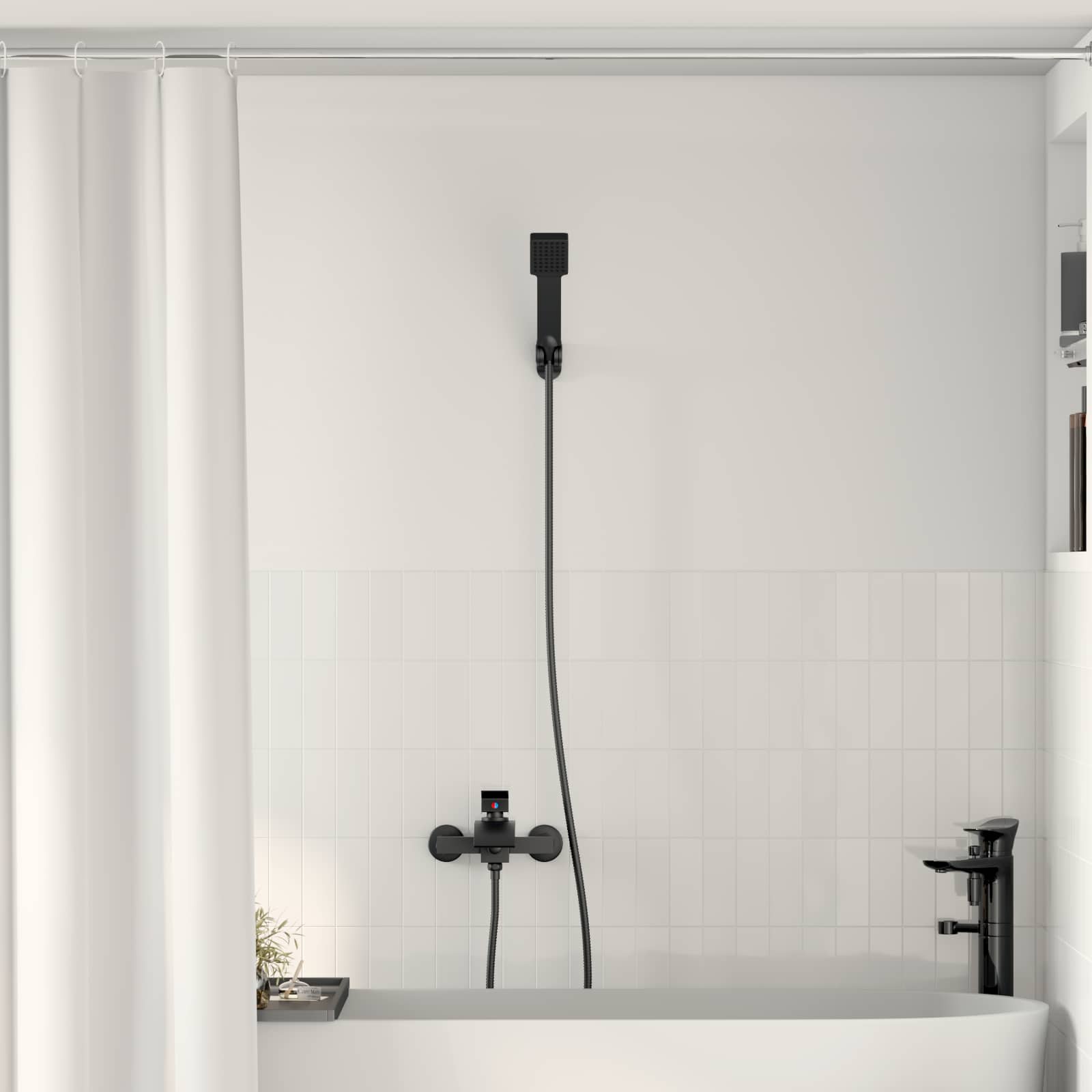 vidaXL Douchemengkraan Chroom G 1 / 2 inch