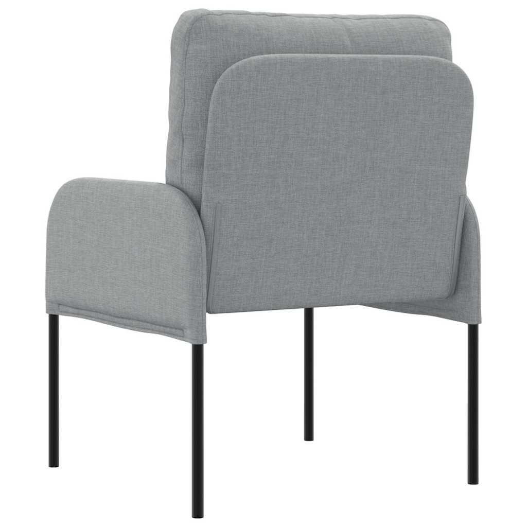 vidaXL Banken met kussen 55cm Lichtgrijs Multiplex