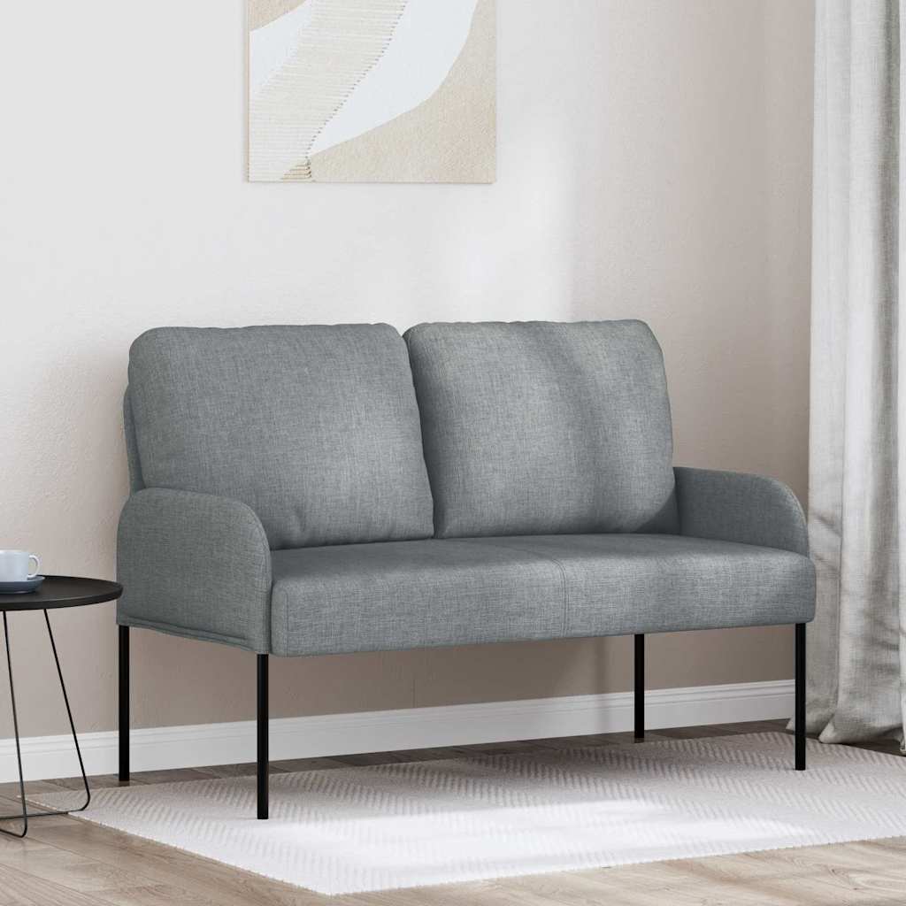vidaXL Banken met kussen 55cm Lichtgrijs Multiplex