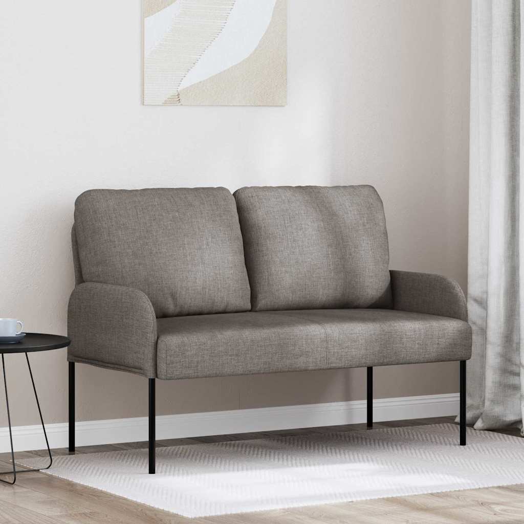 vidaXL Banken met kussen 55cm Lichtgrijs Multiplex