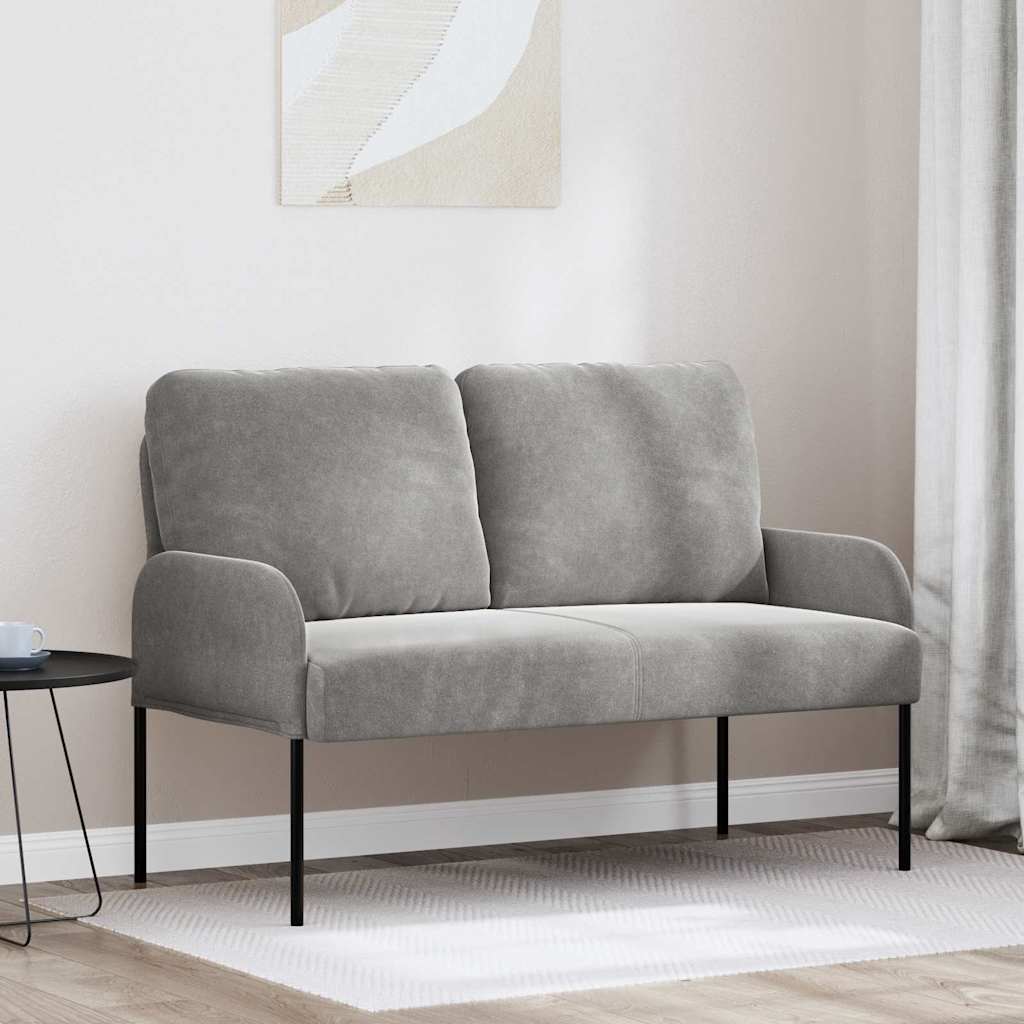 vidaXL Banken met kussen 55cm Blauw Multiplex