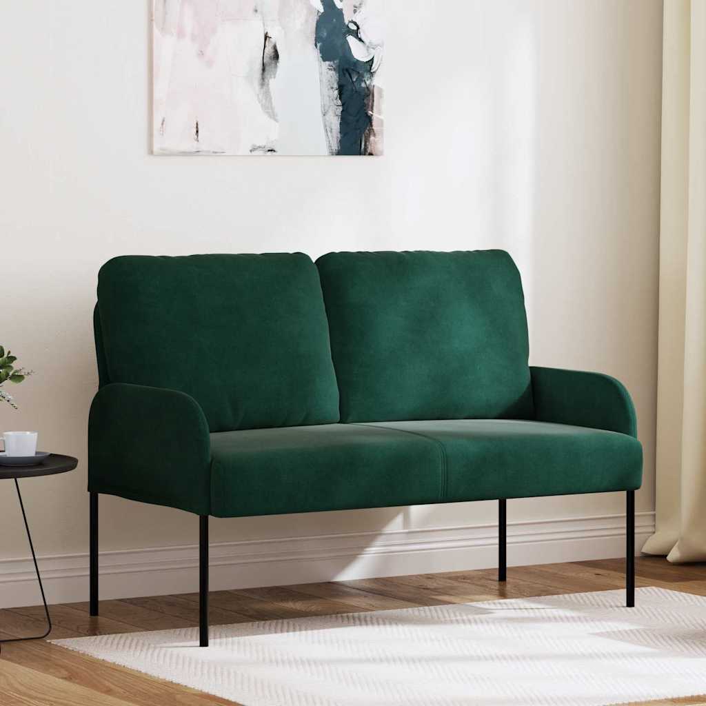 vidaXL Banken met kussen 55cm Blauw Multiplex