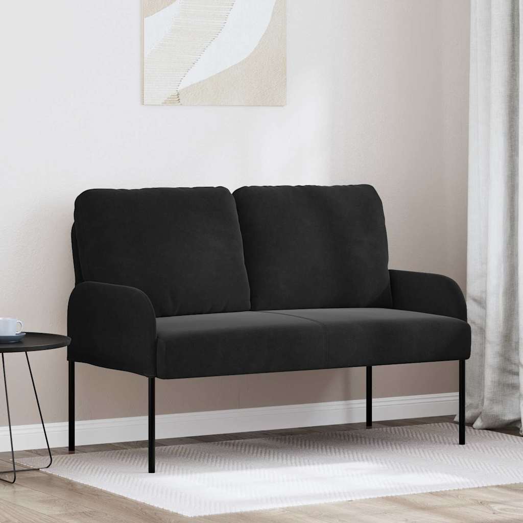 vidaXL Banken met kussen 55cm Blauw Multiplex