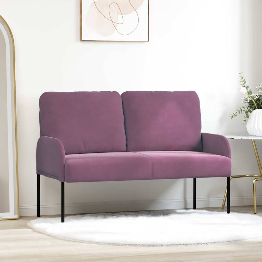 vidaXL Banken met kussen 55cm Blauw Multiplex