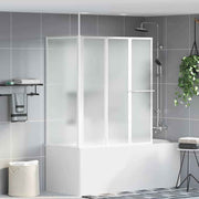 vidaXL Bad Scheidingswand Mat 120 x 70 x 137 cm Aluminium