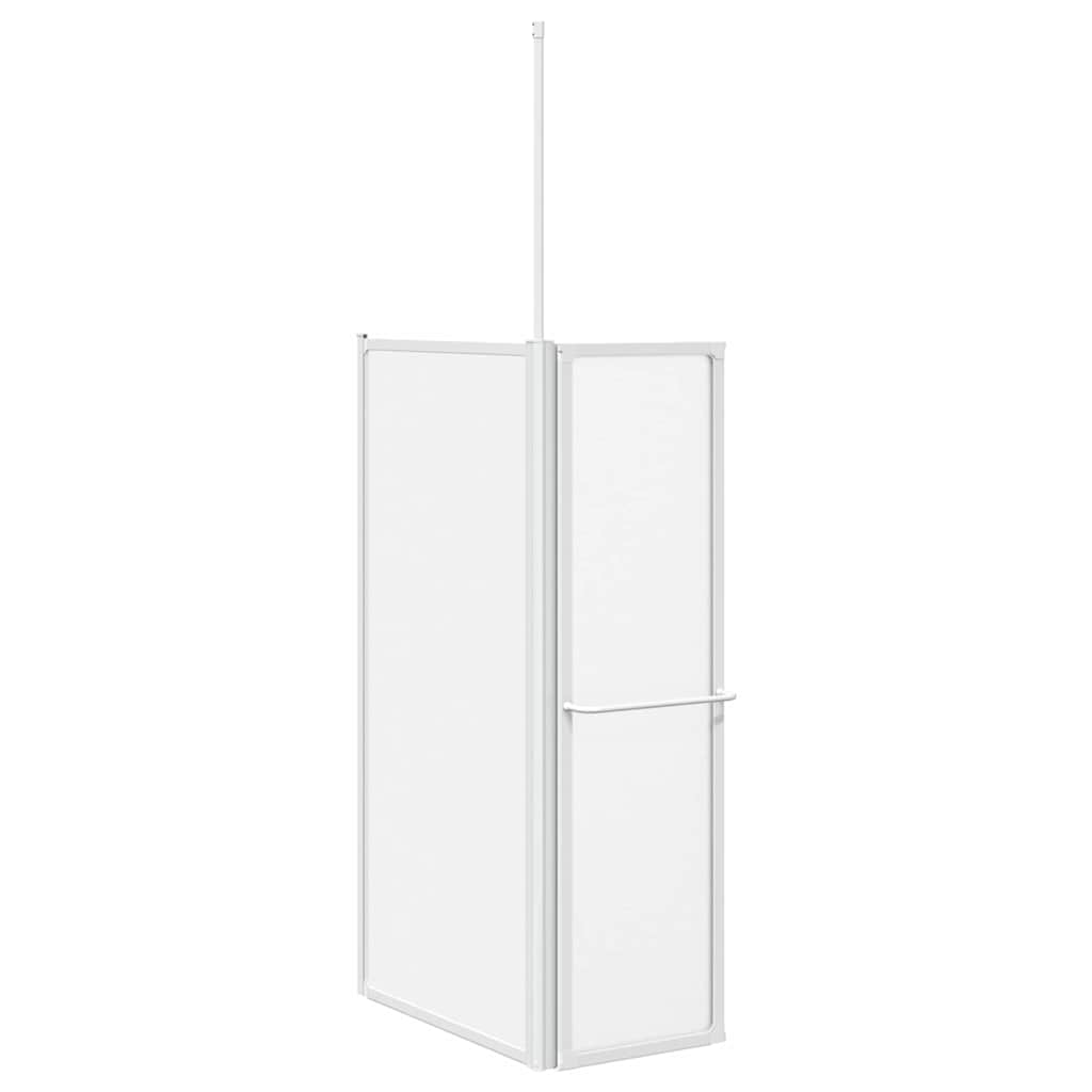 vidaXL Bad Scheidingswand Mat 120 x 70 x 137 cm Aluminium