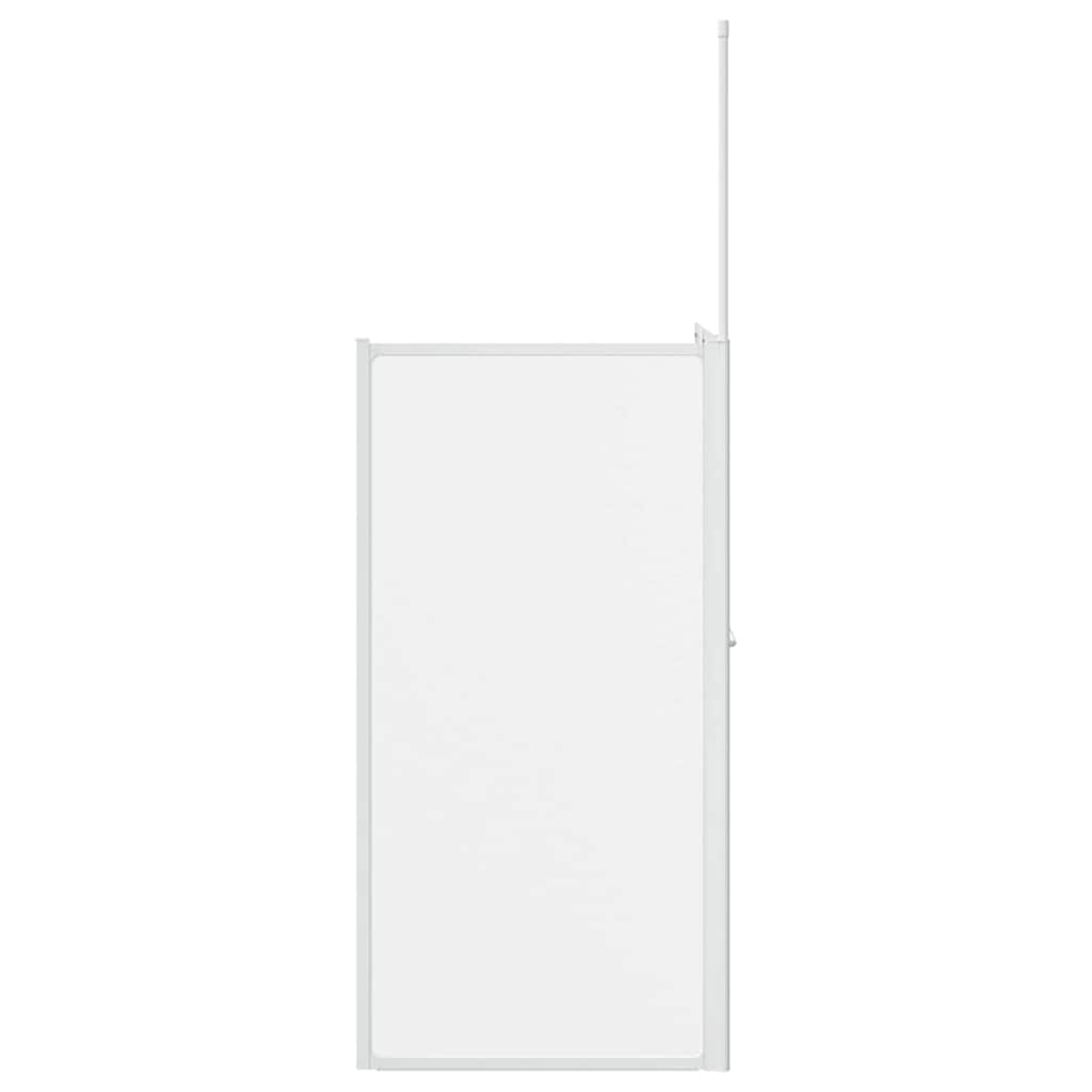 vidaXL Bad Scheidingswand Mat 120 x 70 x 137 cm Aluminium