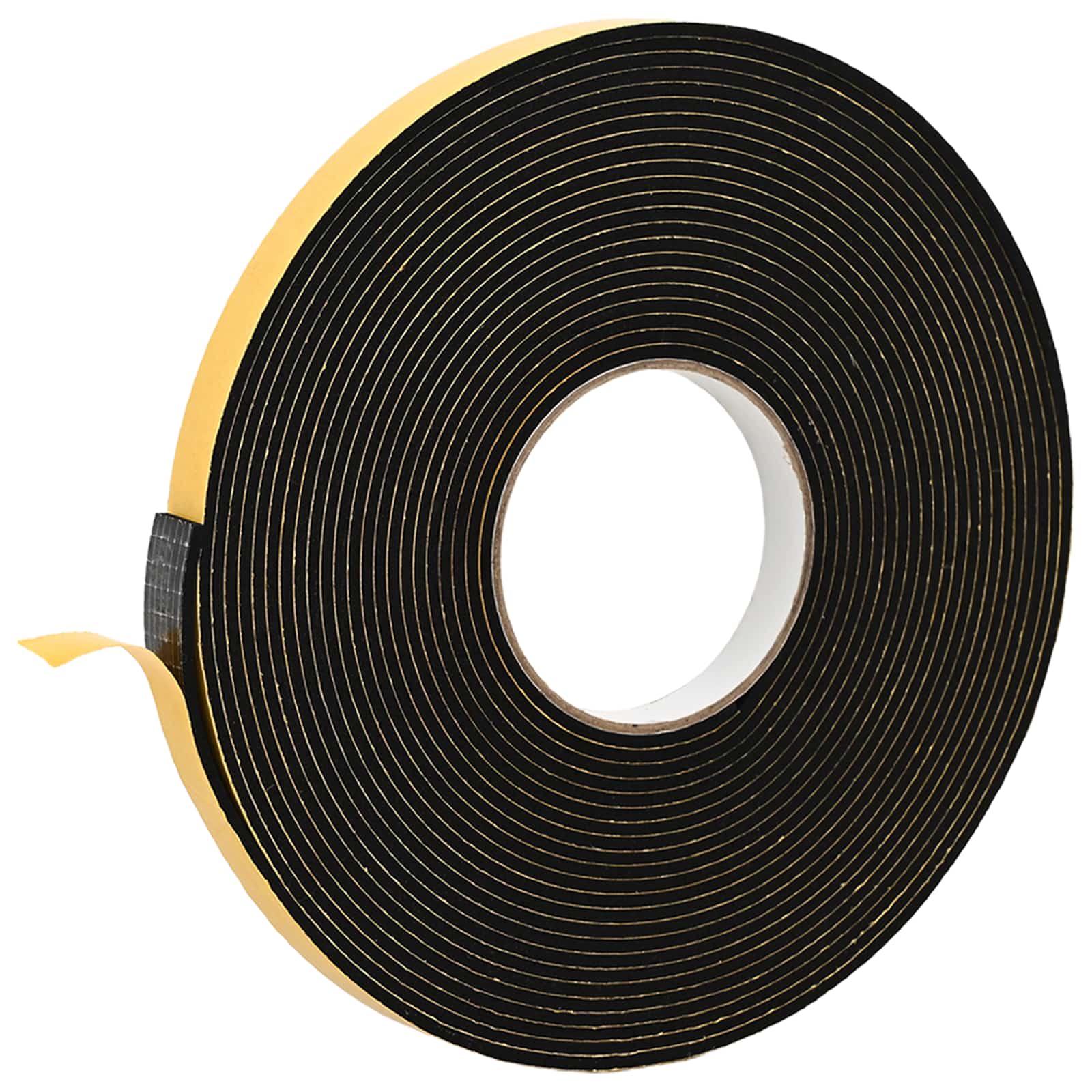 vidaXL Zelfklevende schuimtape Zwart 10mm x 10m CR Schuim