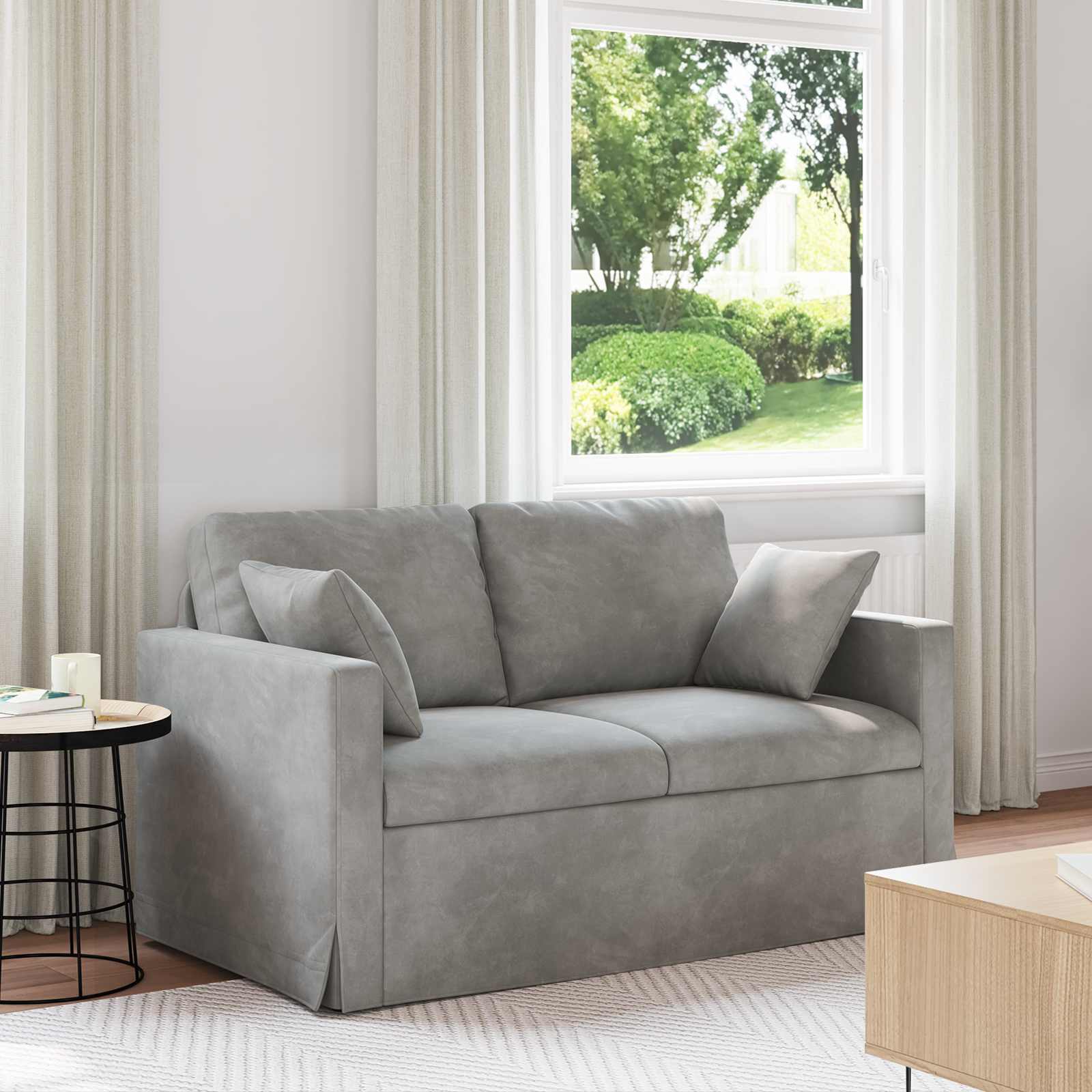 vidaXL Bank 180cm Roze Metaal