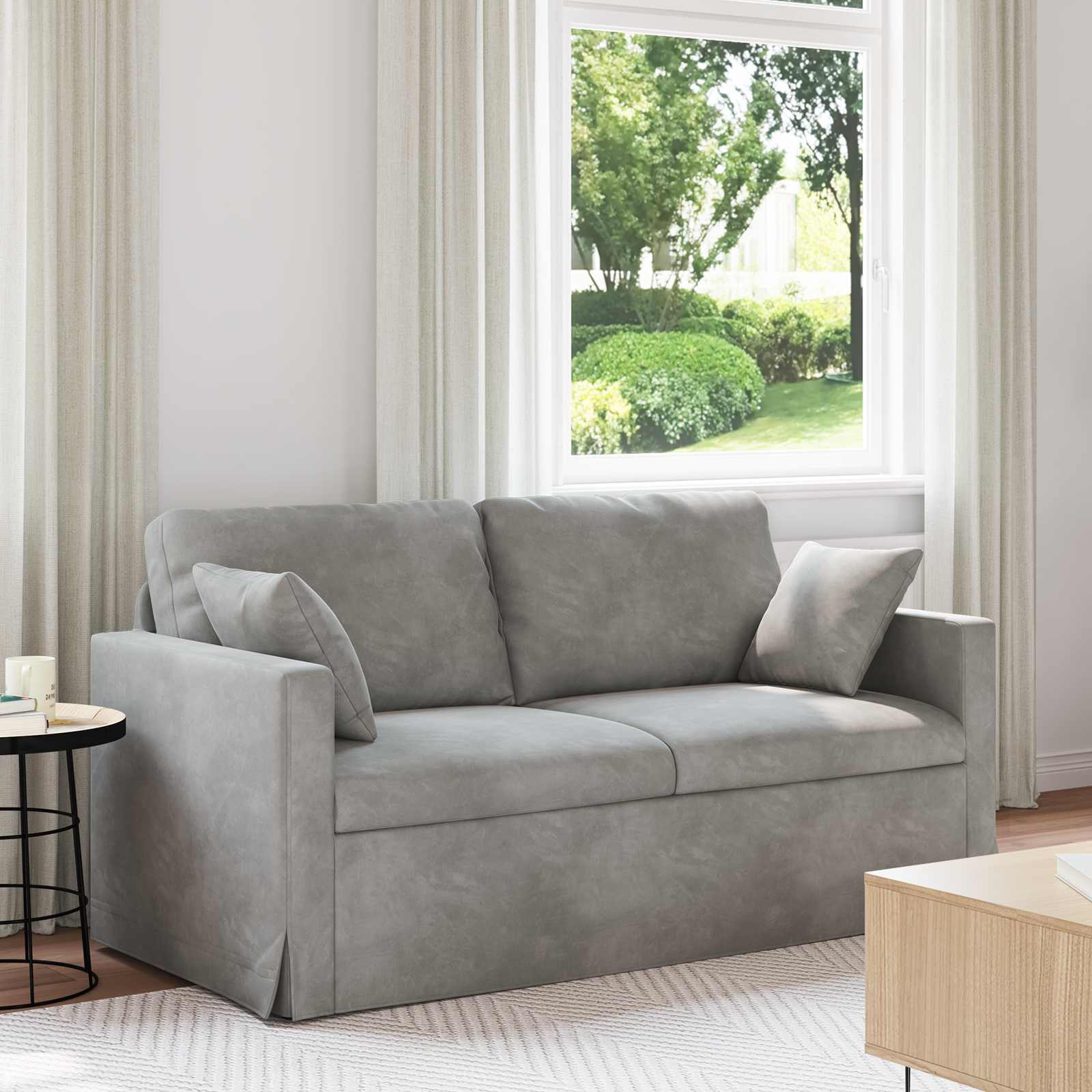 vidaXL Bank 180cm Roze Metaal