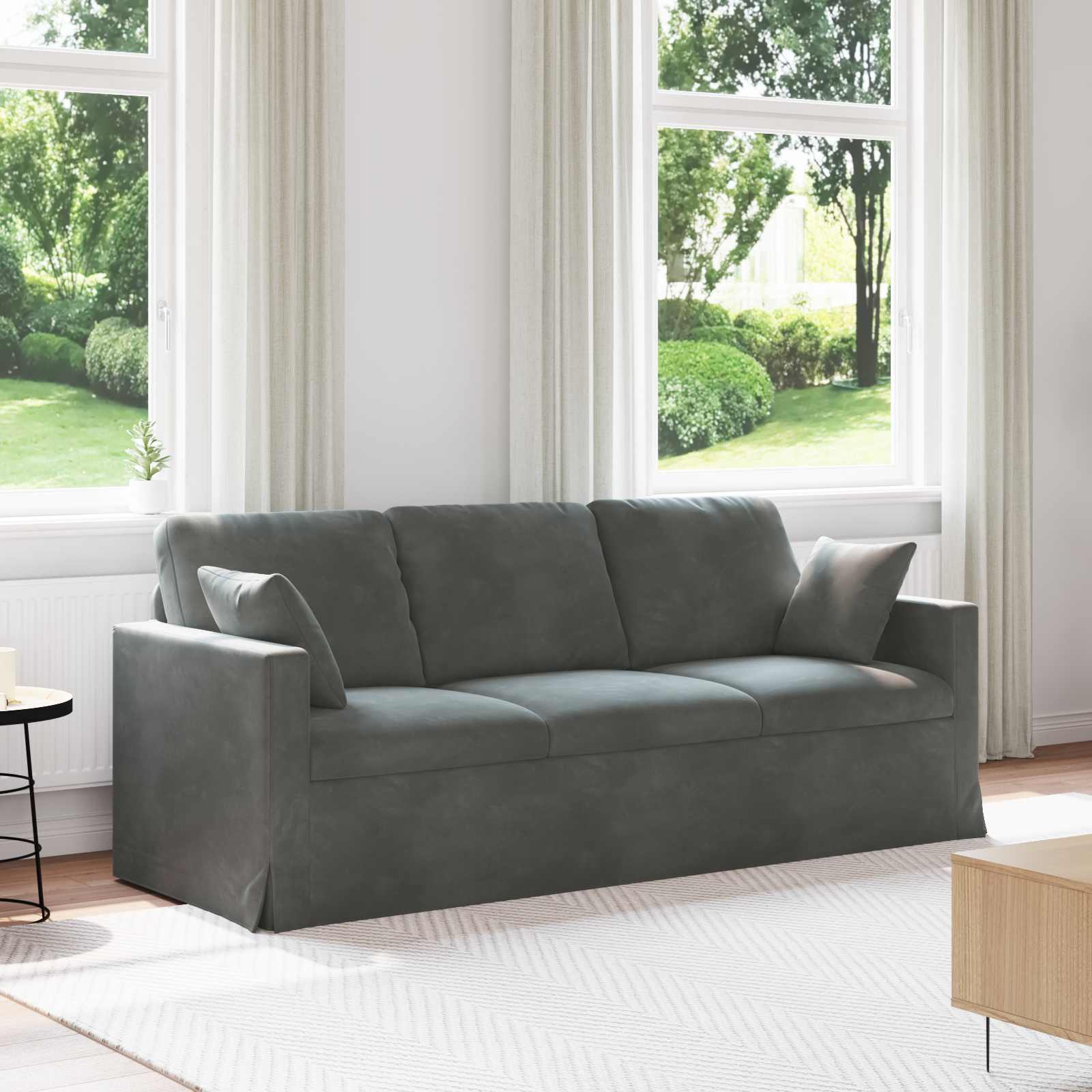vidaXL Bank 180cm Roze Metaal