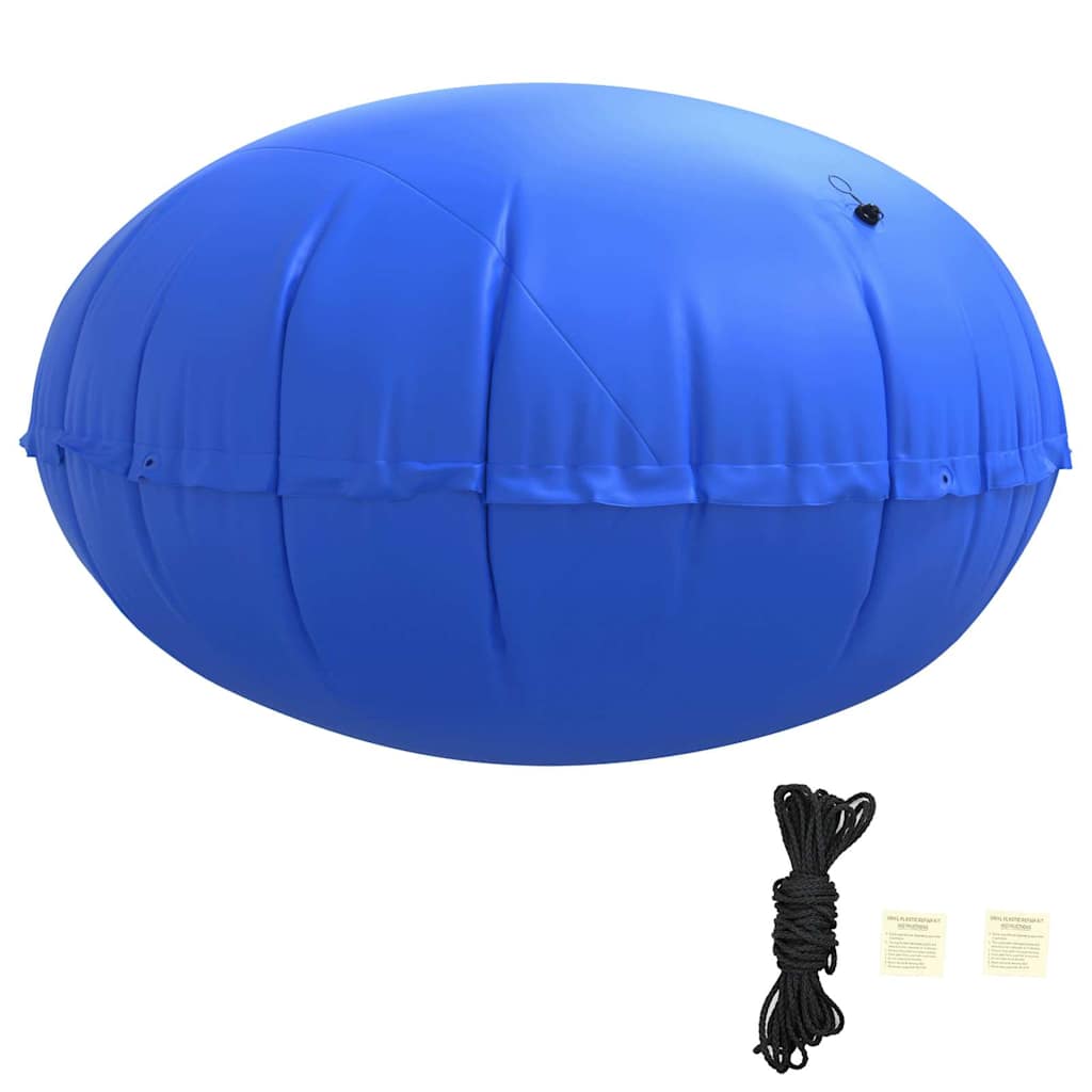 vidaXL Poolkussen voor bovengrond zwembad Blauw Ø 300 cm PVC