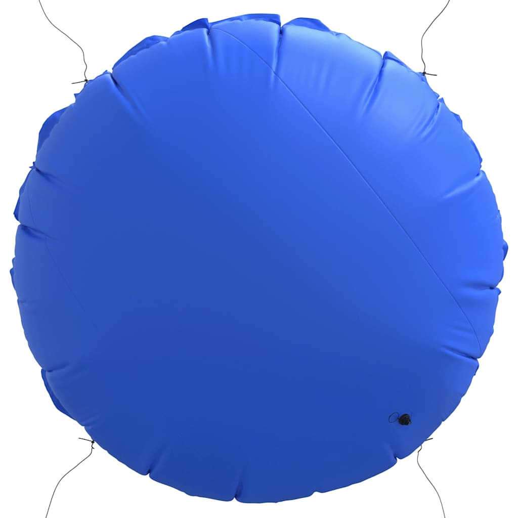 vidaXL Poolkussen voor bovengrond zwembad Blauw Ø 300 cm PVC