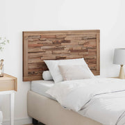 vidaXL Hoofdbord Wandgemonteerd Naturel 100 cm Massief Teakhout